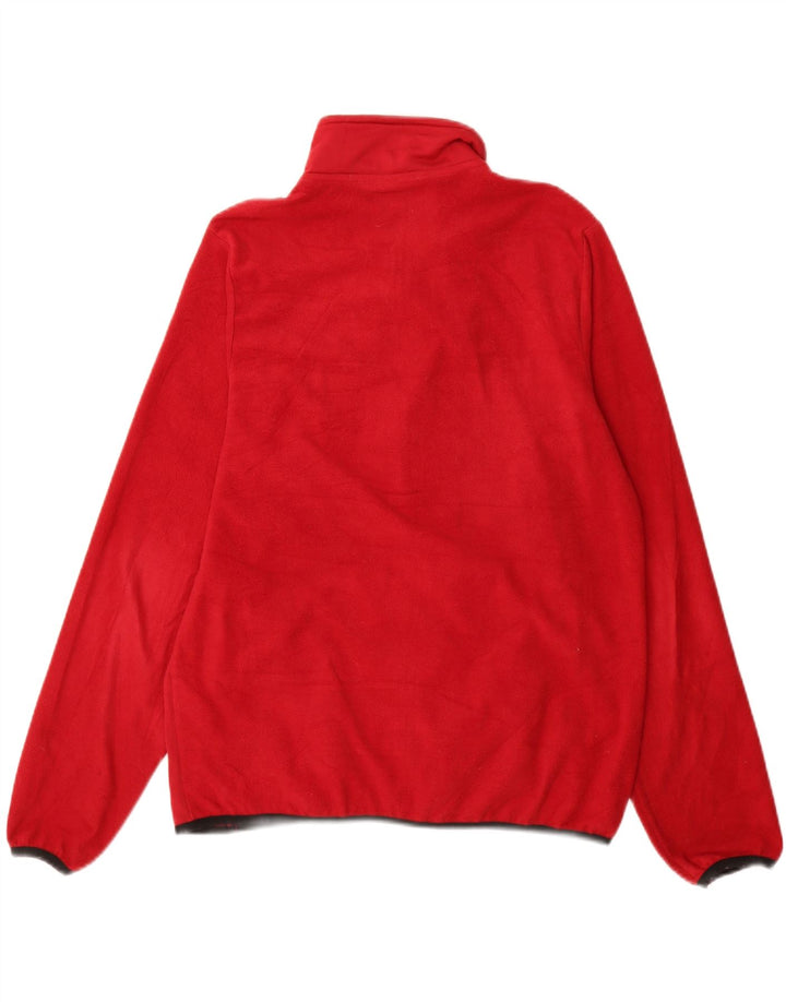 Chaqueta polar Kappa para mujer UK 44 Poliéster rojo mediano