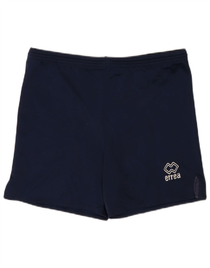 Pantalones cortos deportivos Errea para hombre Poliéster azul marino mediano