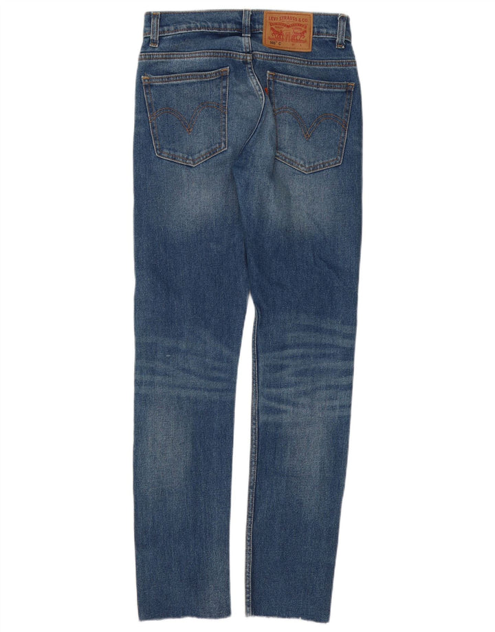 Vaqueros Levi's Mujer 505 Rectos W25 L30 Algodón Azul