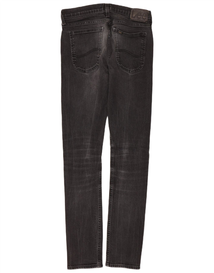 LEE Luke Slim Jeans para Mujer W31 L34 Algodón Negro