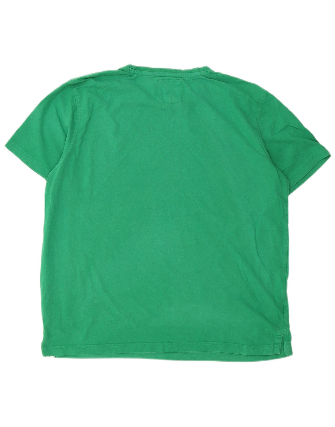 CREW CLOTHING Camiseta para hombre Top XL Algodón verde