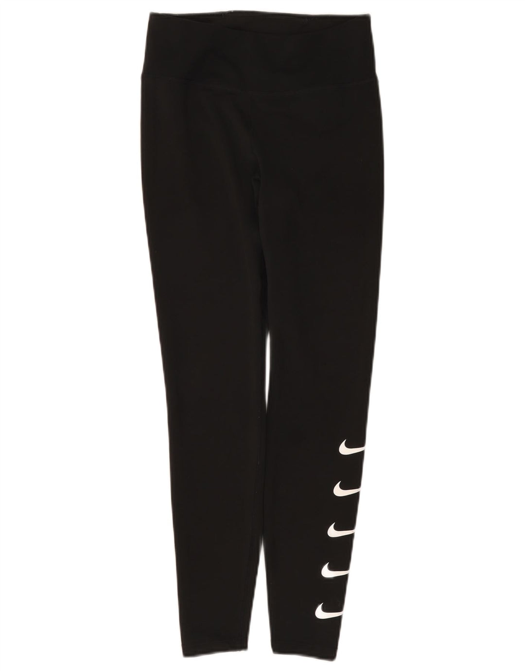 Nike Leggings Dri Fit Graphic para mujer UK 10 Pequeño Poliéster negro