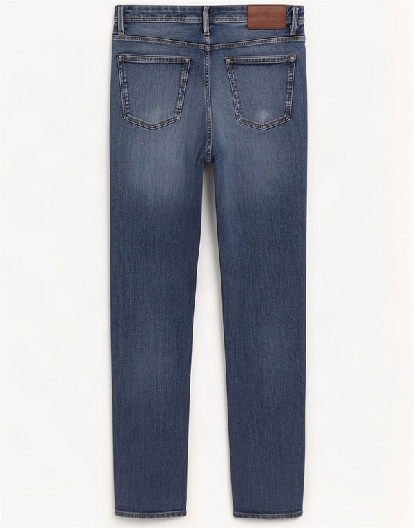 Massimo Dutti Vaqueros Slim Hombre EU 42 Large W32 L31 Azul