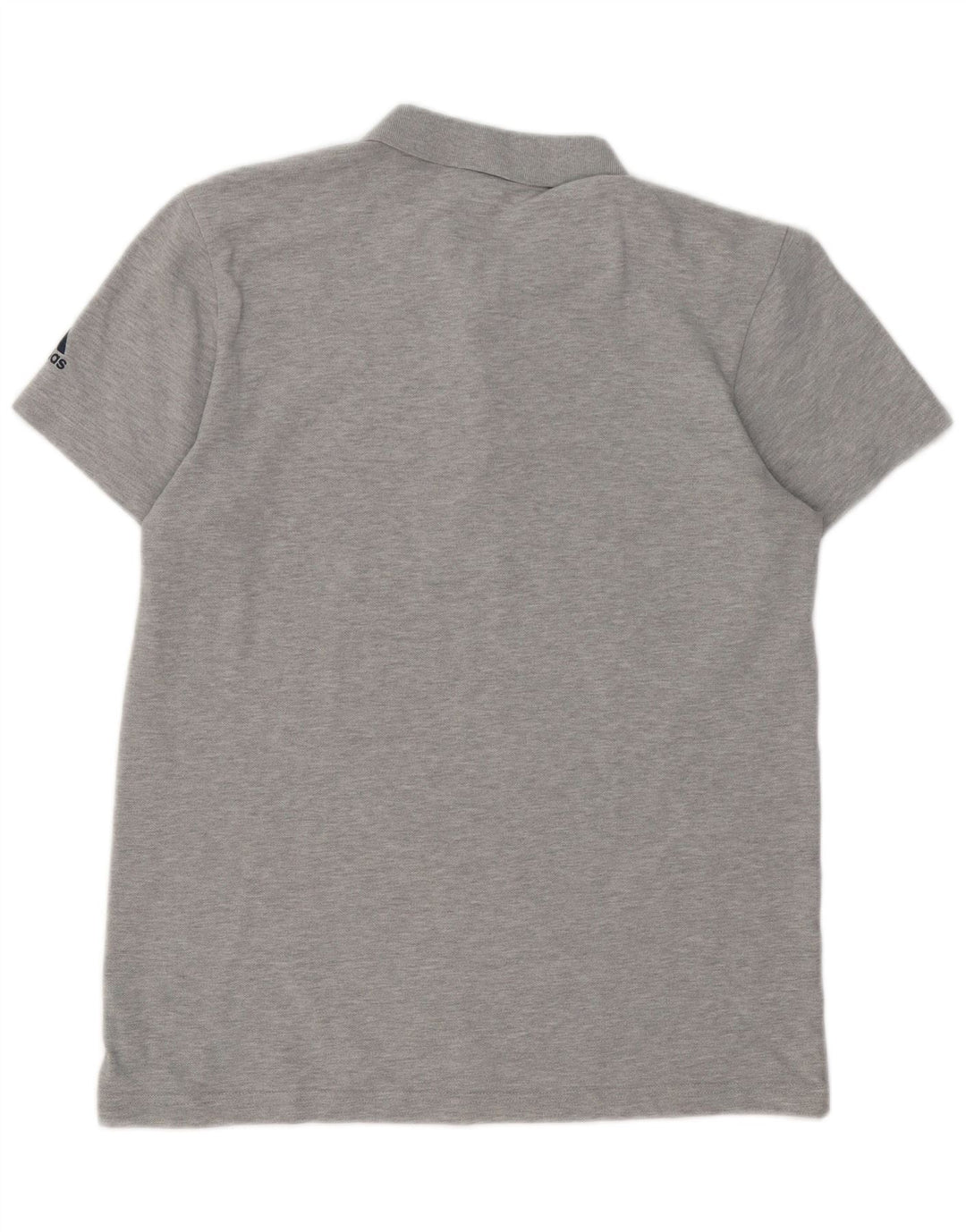 Polo Adidas Hombre Gris Medio Moteado