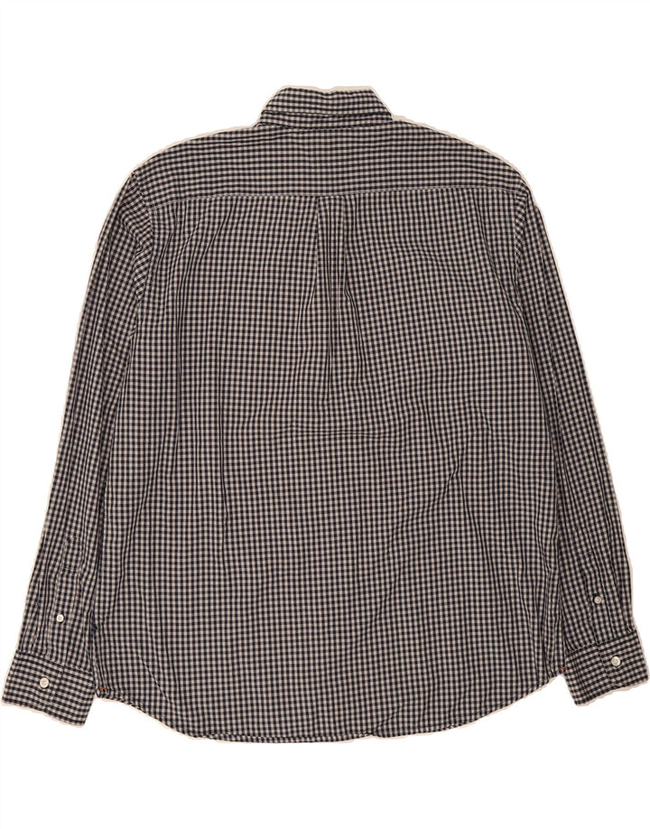 DOCKERS Mens Classic Fit Shirt XL Black Gingham Cotton Vintage Dockers and Second-Hand Dockers from Messina Hembry 