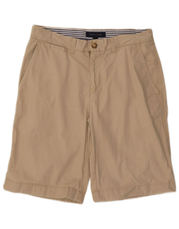 Tommy Hilfiger Pantalones cortos chinos para hombre W30 Algodón beige medio