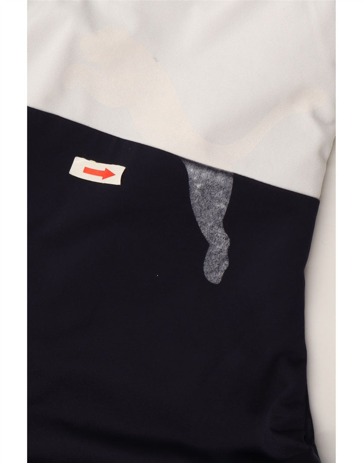 Puma Chaqueta de chándal para hombre XL Azul marino Colorblock