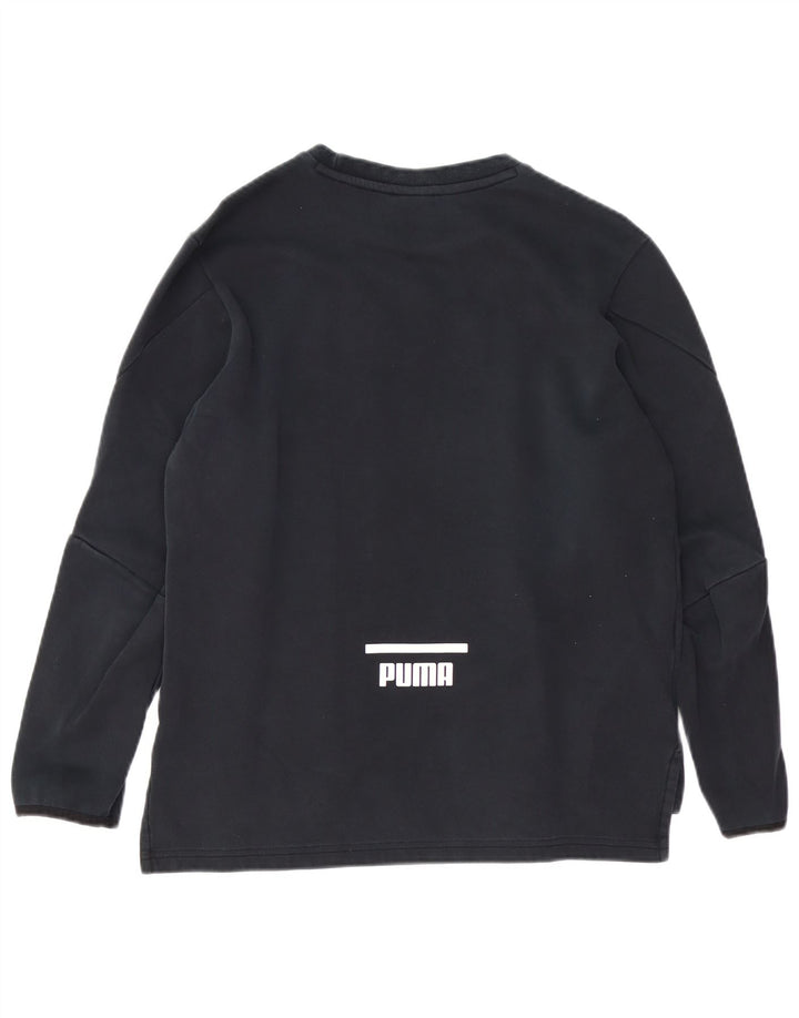 PUMA Sudadera Jumper para Hombre Small Black Cotton