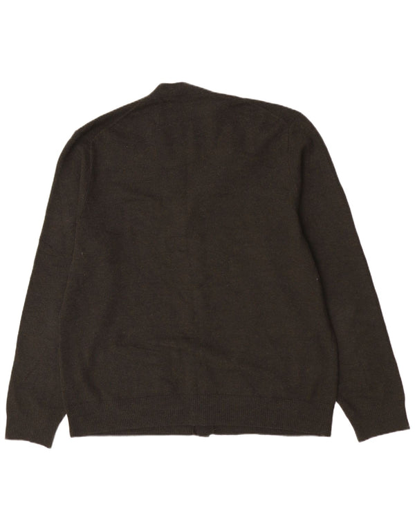 Polo Ralph Lauren Cárdigan para hombre suéter grande verde lana merino clásico