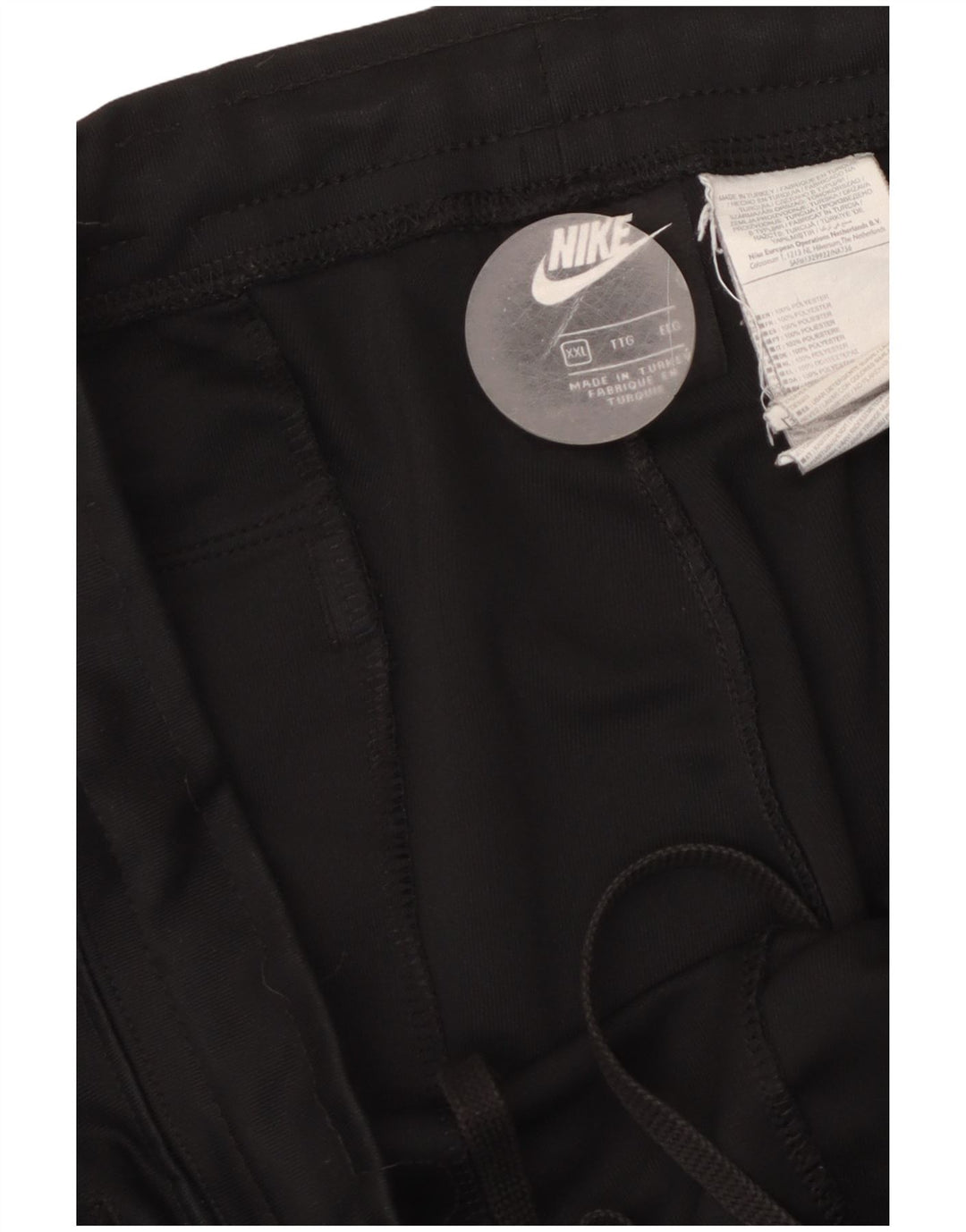 NIKE Pantalón de chándal gráfico para hombre 2XL Poliéster negro