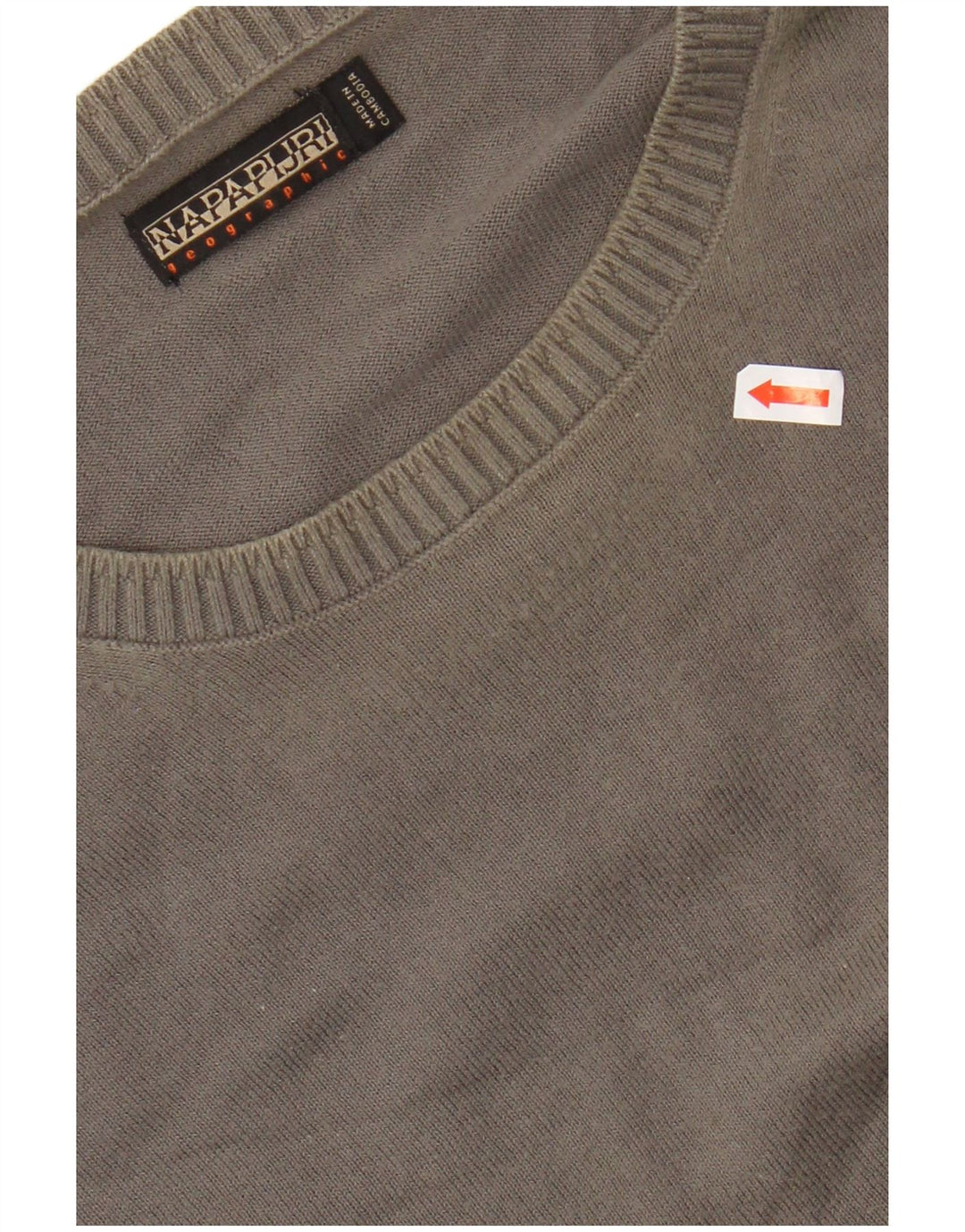 NAPAPIJRI Jersey De Cuello Redondo Para Hombre 2XL Algodón Gris
