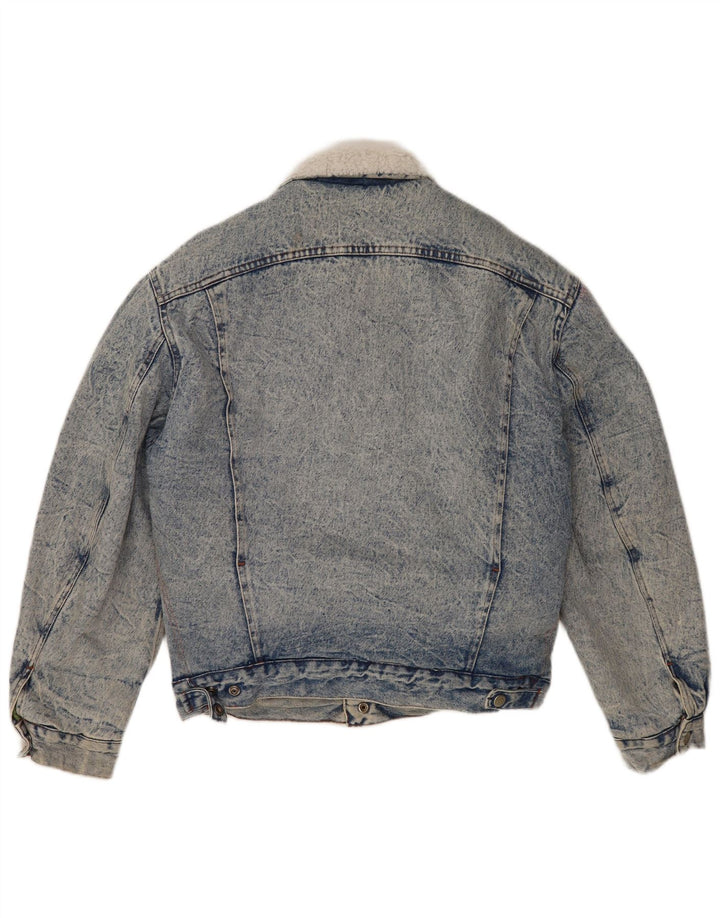 Rifle Chaqueta vaquera Sherpa para hombre Reino Unido 40 Grande Azul