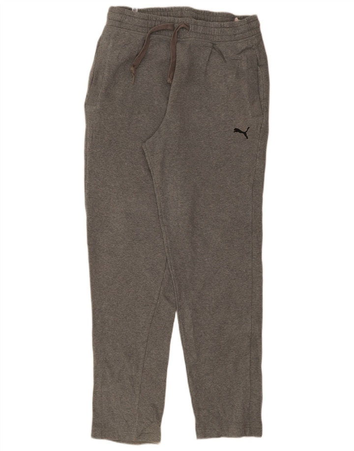Puma Pantalones De Chándal Para Hombre Grande Gris Algodón
