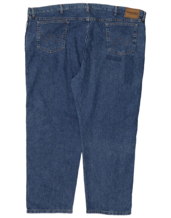 WRANGLER Vaqueros rectos para hombre W50 L28 Algodón azul