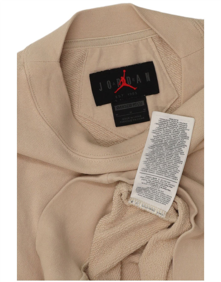 JORDAN Sudadera extragrande para mujer Jersey UK 14 Algodón beige medio