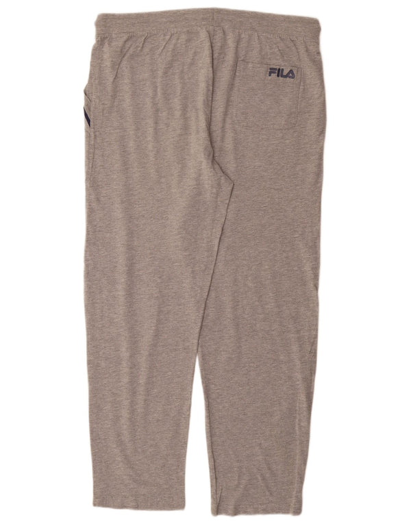 Fila Pantalones de chándal para mujer Reino Unido 44 Algodón moteado gris grande