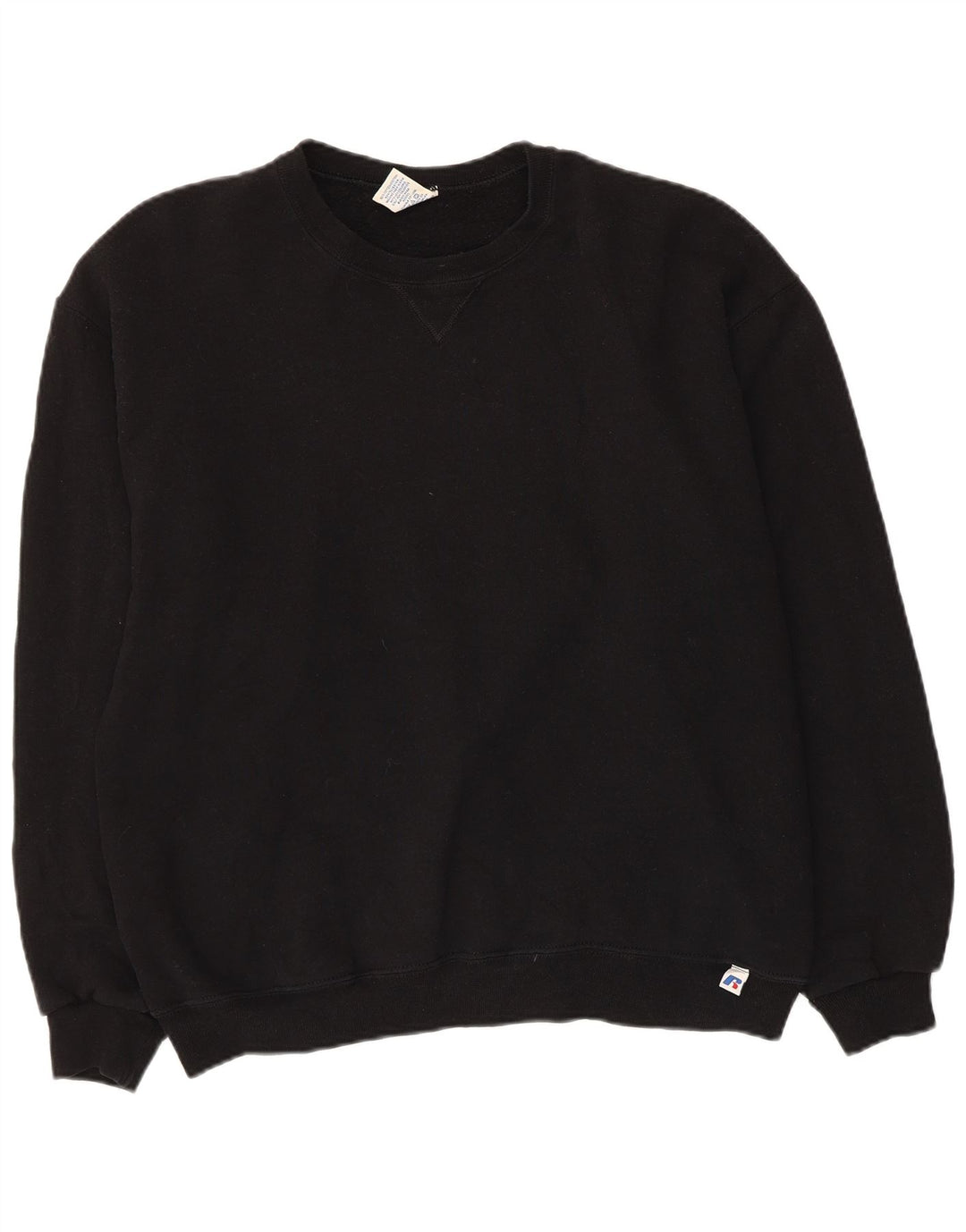 Russell Athletic - Sudadera para mujer, talla 40, talla grande, algodón negro