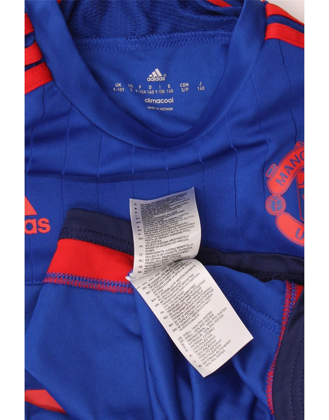 ADIDAS Camiseta gráfica Manchester United para niño 9-10 años Azul