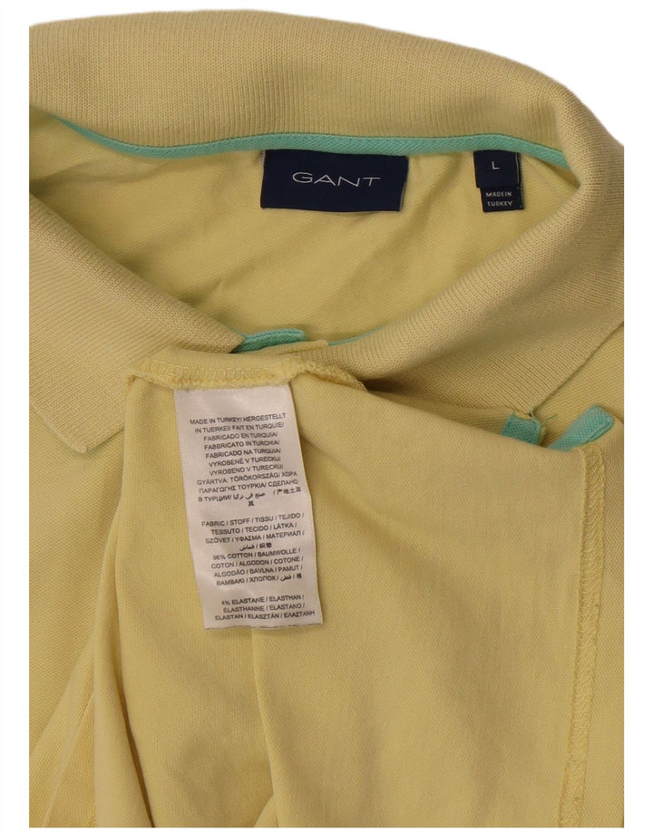 GANT Polo Hombre Large Algodón Amarillo