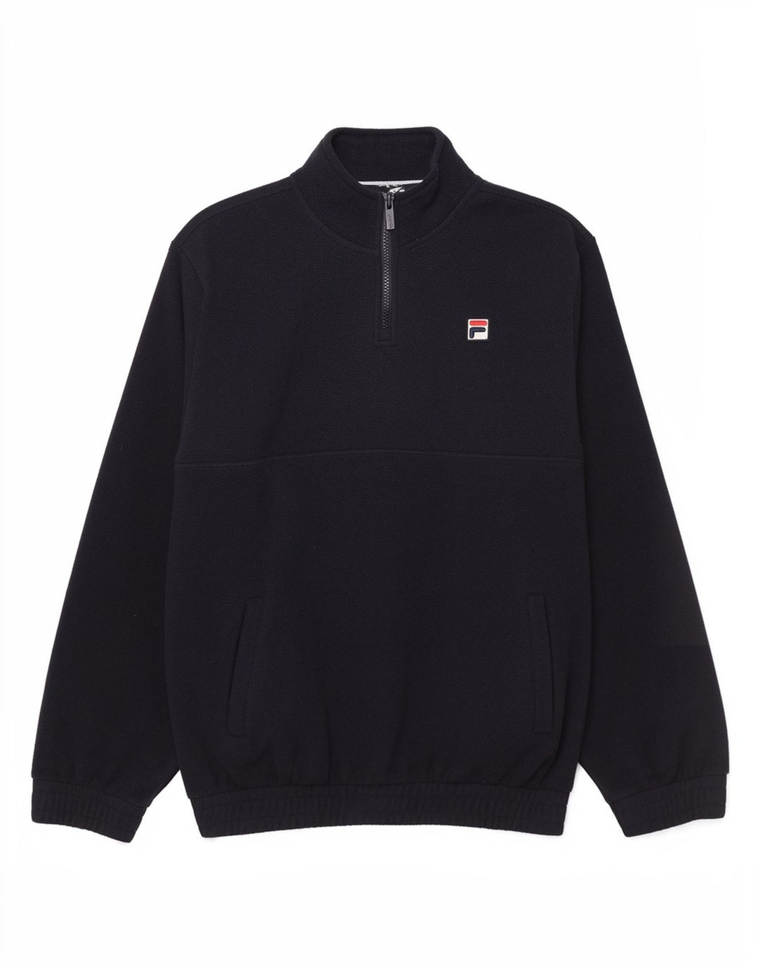 Fila Hombre Zip Neck Fleece Jumper Medium Azul Marino