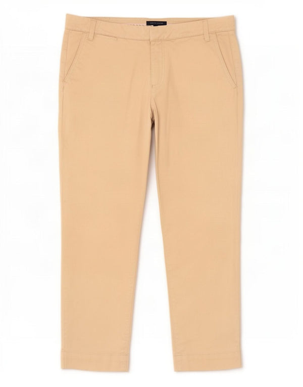Tommy Hilfiger Pantalones Chinos Cortos para Mujer US 10 Large W32 L25 Beige