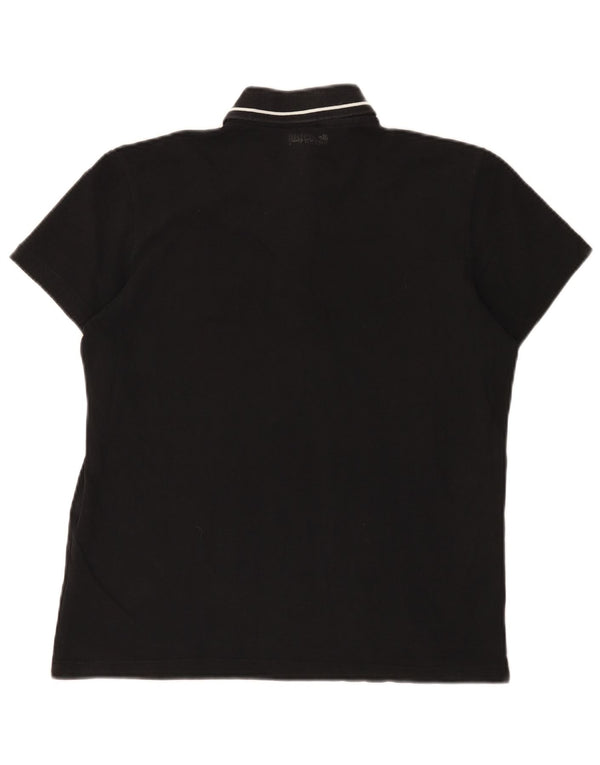 Just Cavalli Polo para hombre IT 48 Small Algodón negro