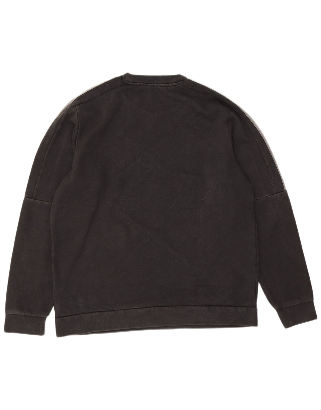 Adidas Hombre Sudadera Jumper Grande Negro Algodón