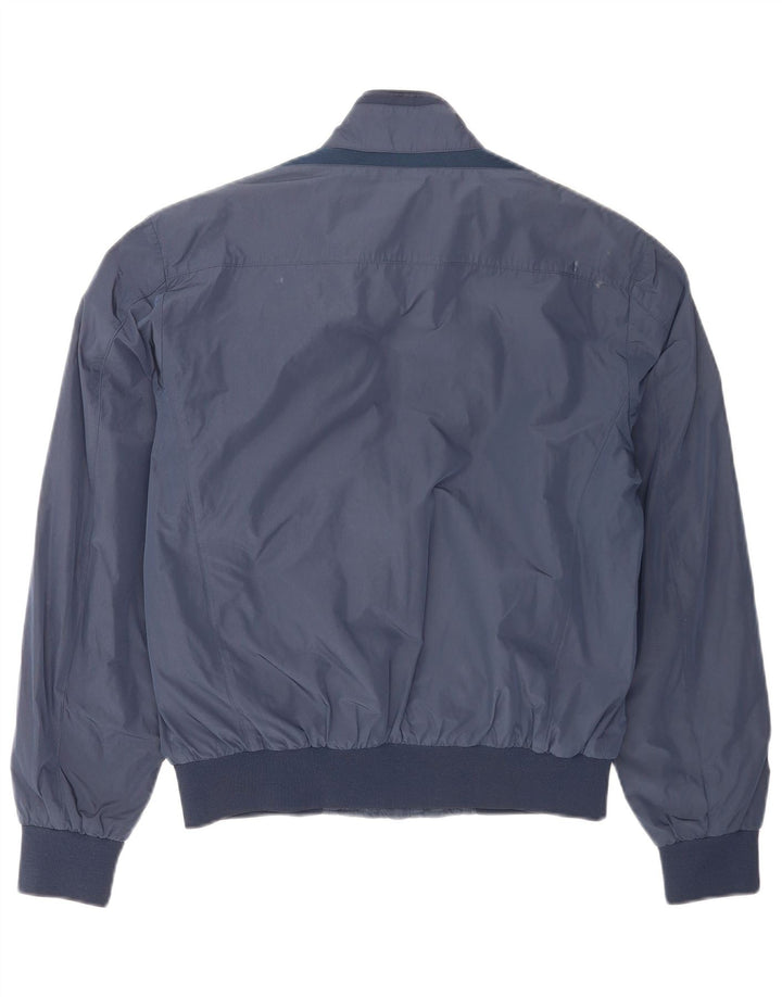 Geox Mens Respira Bomber Jacket UK 40 Grande Azul Marino Poliéster