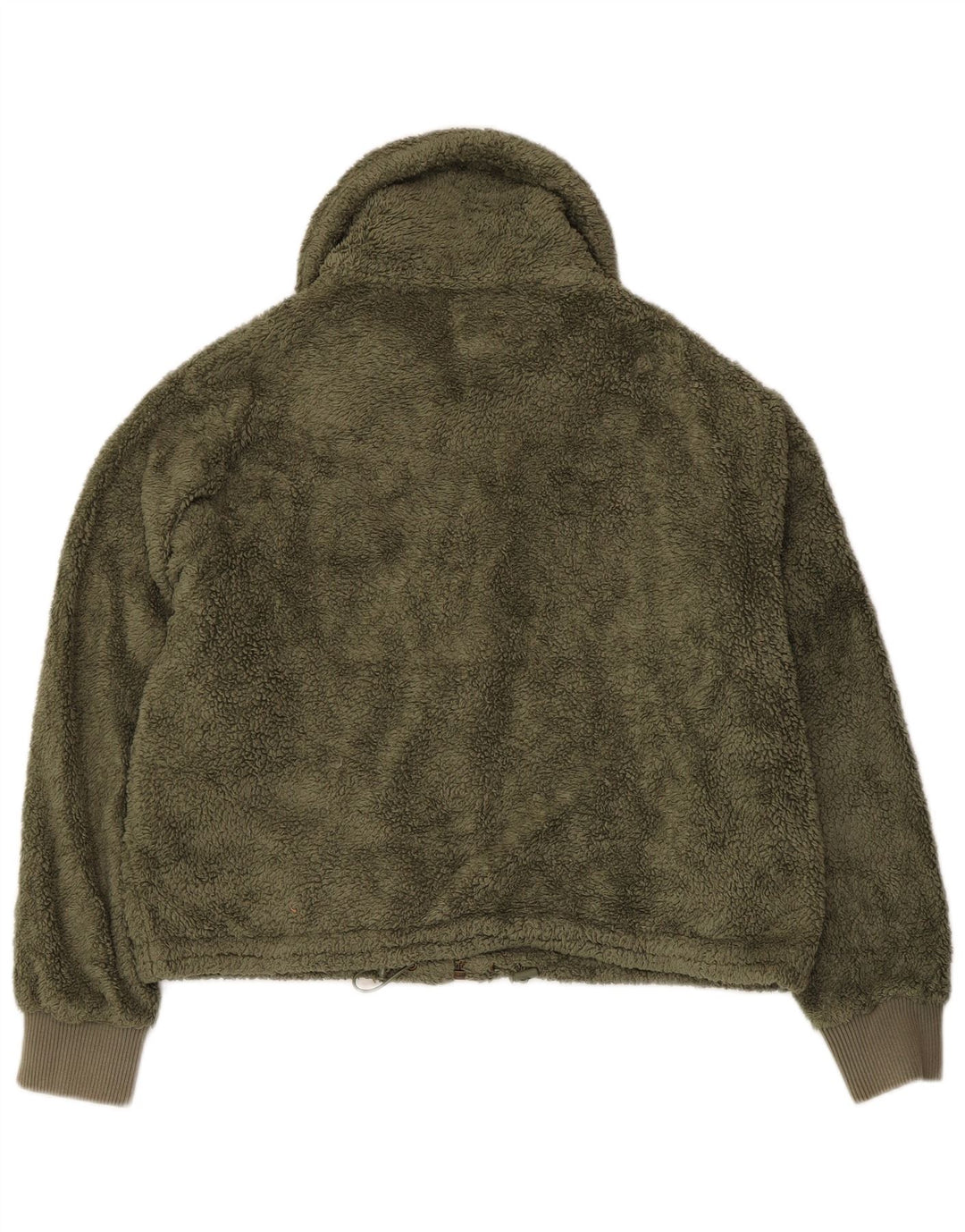 Billabong Chaqueta polar extragrande para mujer UK 10 Small Green Poliéster