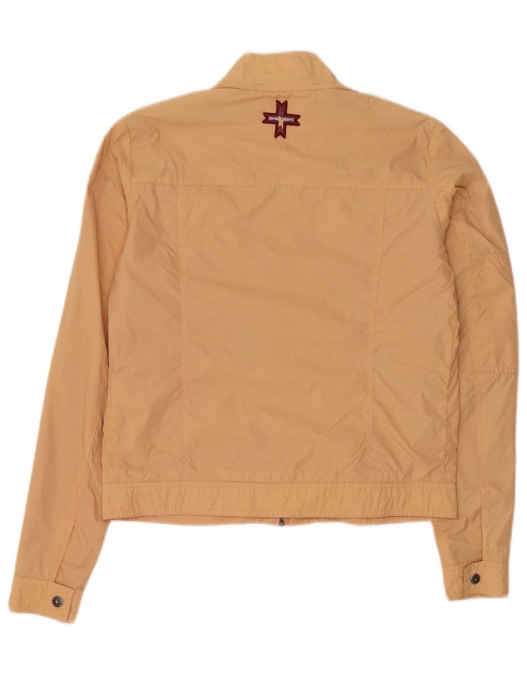 Zu Elements Chaqueta Bomber Corta para Mujer UK 10 Small Beige Poliamida