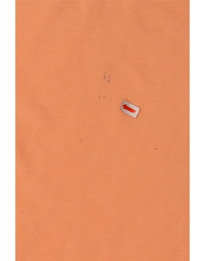 Polo Lacoste para hombre talla 5 grande algodón naranja