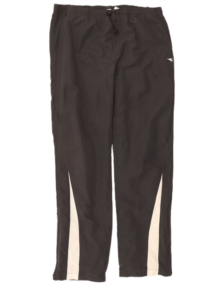 Diadora Pantalón De Chándal Hombre XL Negro Colorblock Poliéster
