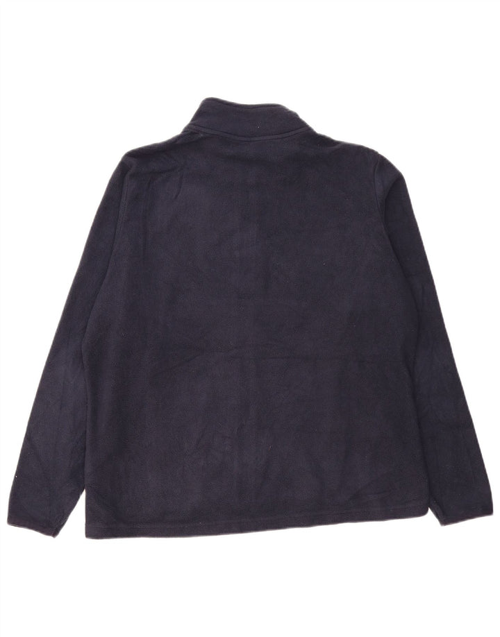 Marks & Spencer Jersey de forro polar para mujer UK 40 XL Poliéster azul marino