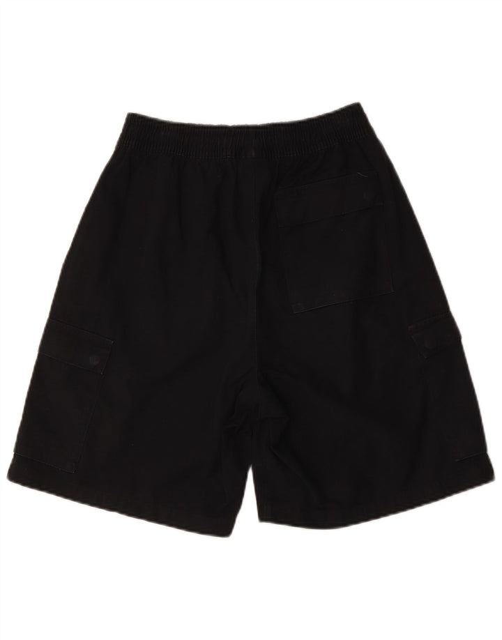 Nike - Pantalones cortos tipo cargo para hombre, talla pequeña, W27, algodón negro