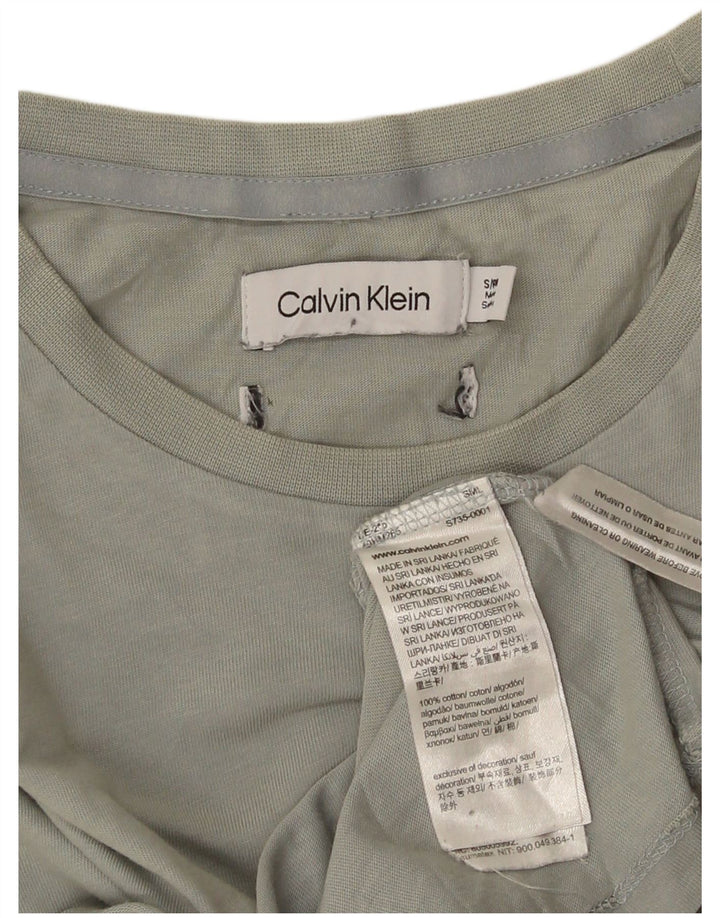 CALVIN KLEIN Camiseta para hombre Top Small Gris Algodón