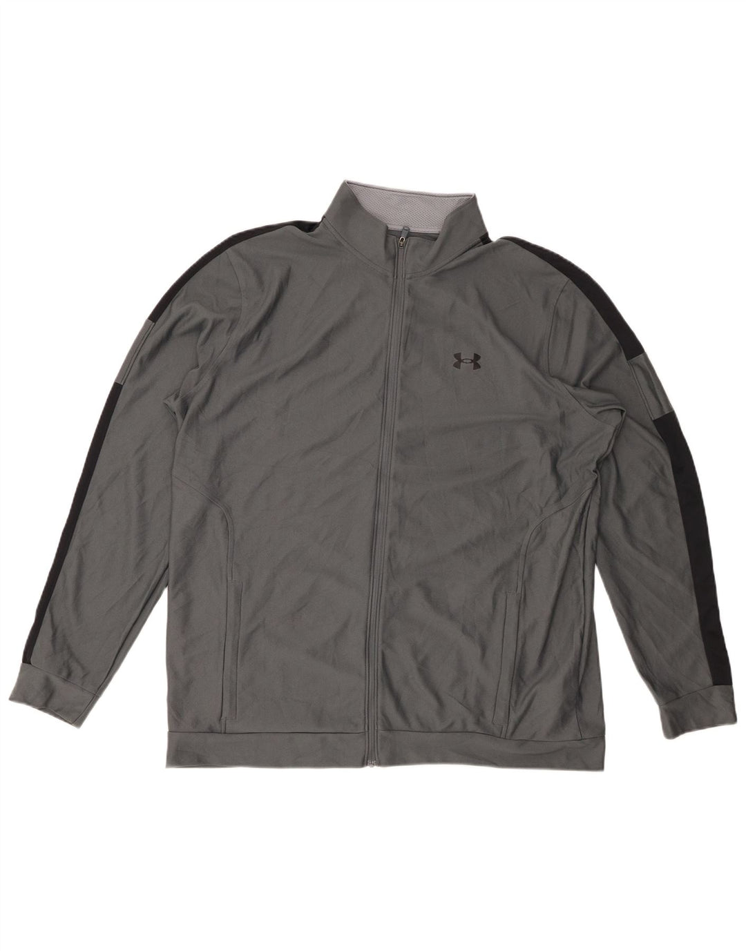 UNDER ARMOUR Chaqueta superior de chándal para hombre XL Poliéster color block gris