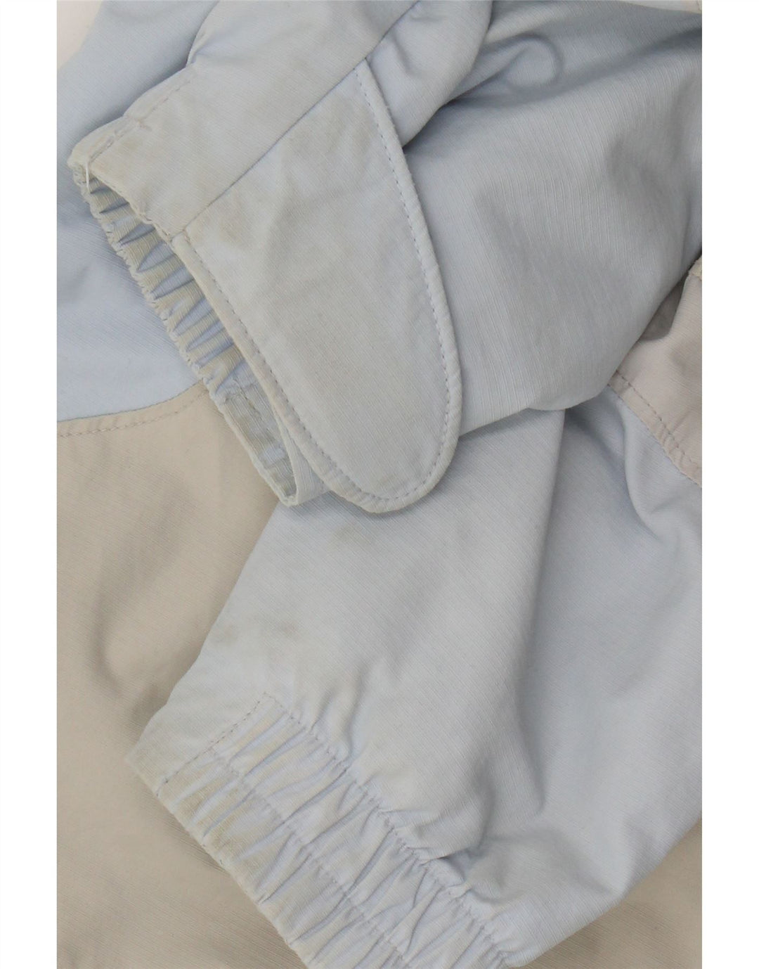 Columbia Chaqueta cortavientos para hombre UK 36 Small Beige Colorblock Poliamida