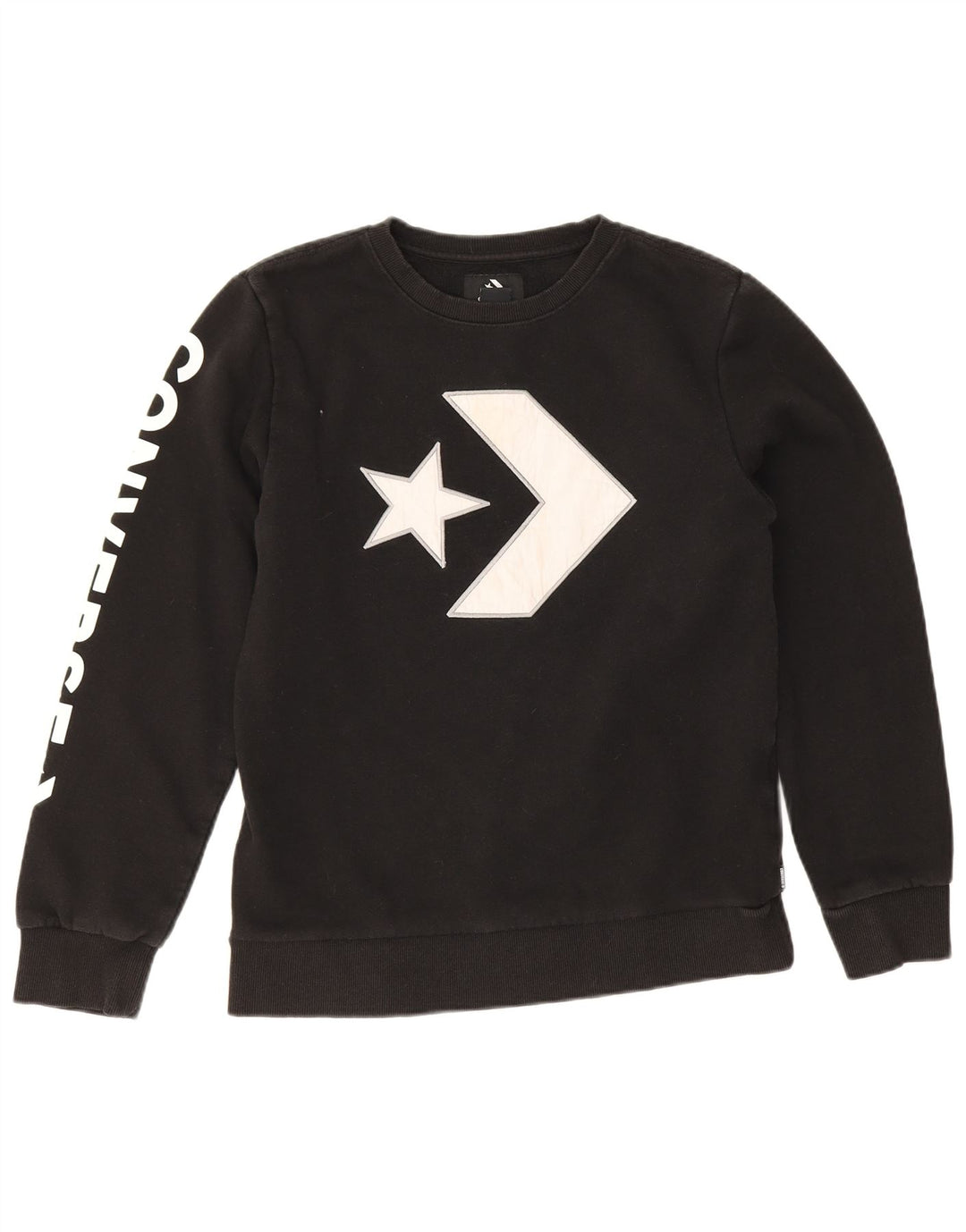 Converse Boys Graphic Sudadera Jumper 13-14 años XL Negro