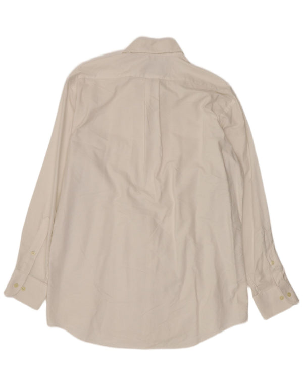 Chaps Camisa para hombre talla 15 1/2 mediana algodón blanco