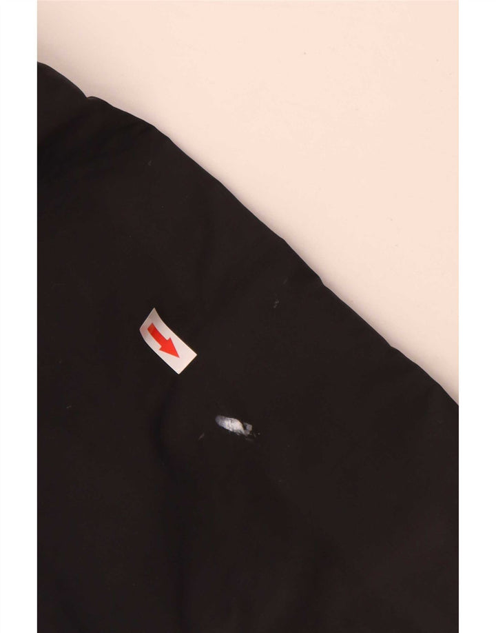 Fred Perry Chaqueta acolchada con capucha para hombre UK 40 Large Poliéster negro