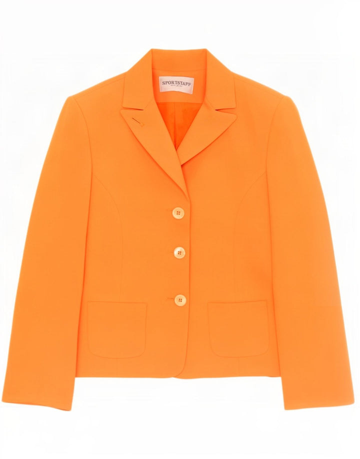 Sport Staff Chaqueta tipo blazer de 3 botones para mujer IT 42 Naranja mediana