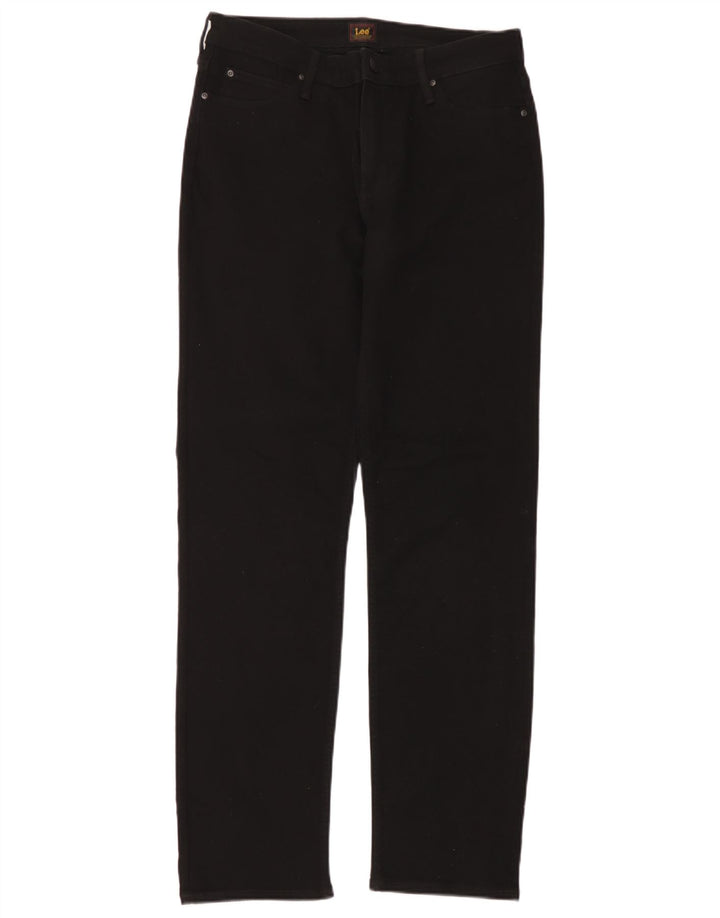 Vaqueros rectos Marion para mujer Lee W34 L33 Algodón negro