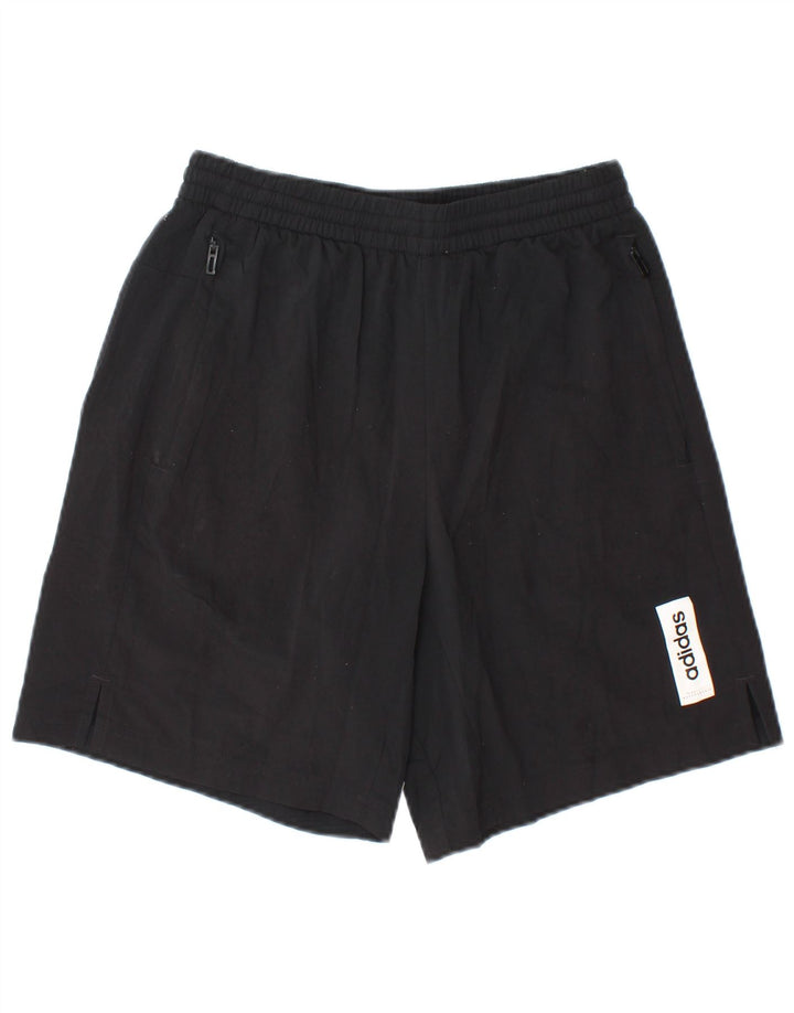 Adidas Hombre Pantalones Cortos Deportivos Pequeño Poliéster Negro
