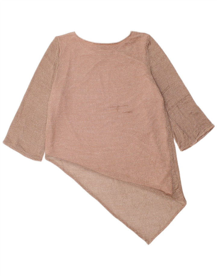Marks & Spencer Vestido asimétrico Per Una para mujer Reino Unido 44 Medio rosa moteado