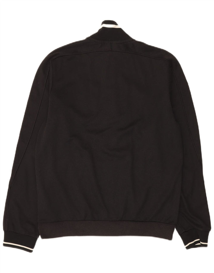 Adidas Hombre Chándal Top Chaqueta Mediano Negro Algodón