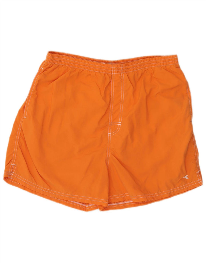 Diadora Bañador Corto Hombre Grande Naranja Poliamida