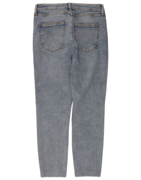 Zara Jeans Cortos Para Mujer EU 42 Large W32 L24 Azul