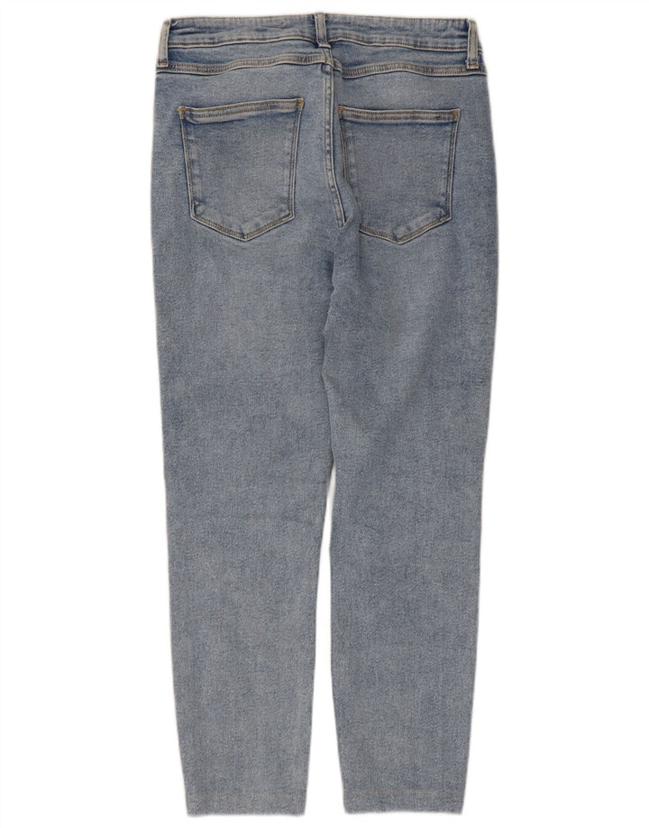 Zara Jeans Cortos Para Mujer EU 42 Large W32 L24 Azul