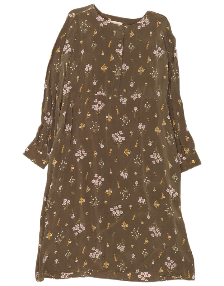Marks & Spencer Vestido recto de manga larga Per Una para mujer UK 44 Verde grande