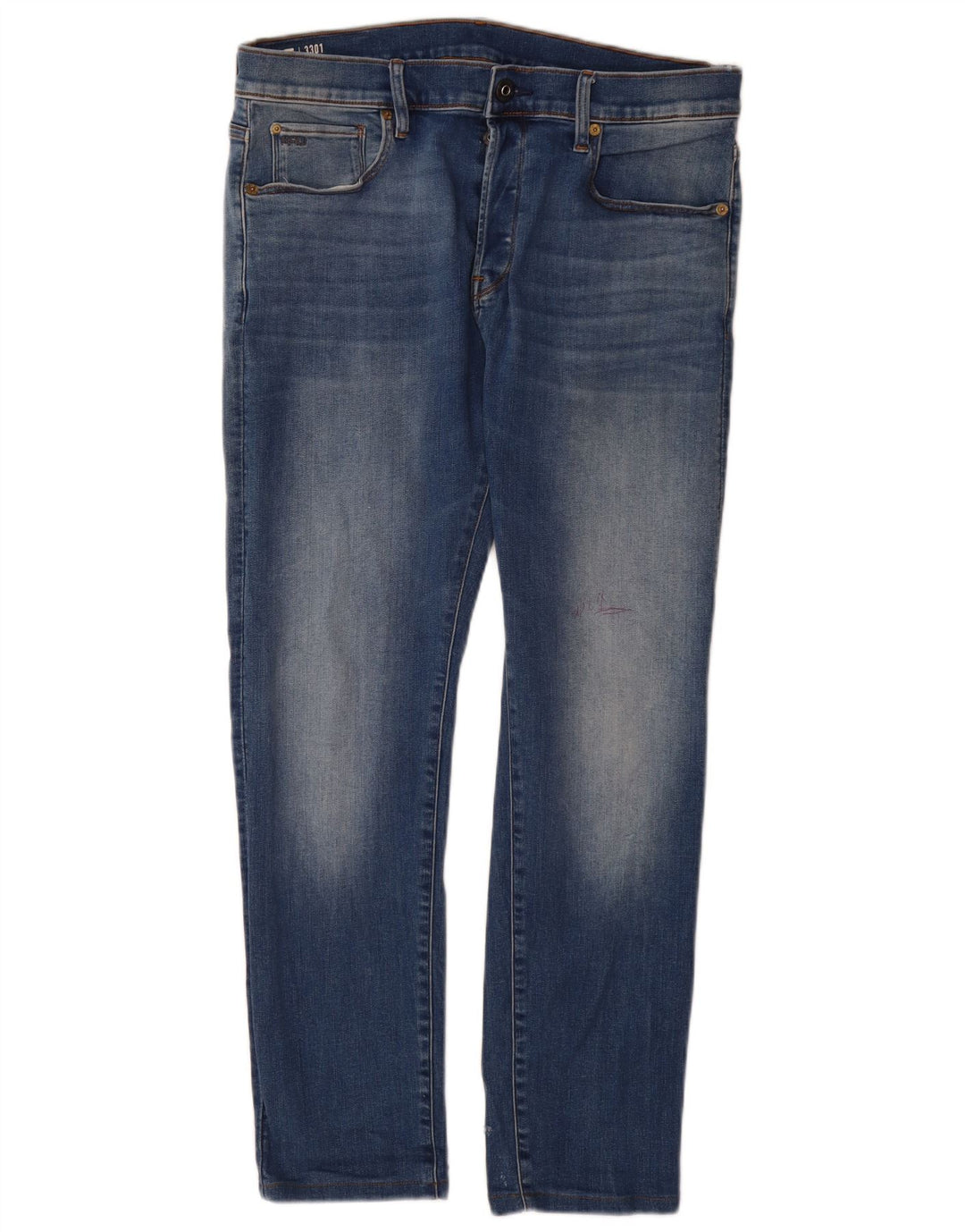 Vaqueros ajustados para hombre G-Star W34 L32 Algodón azul